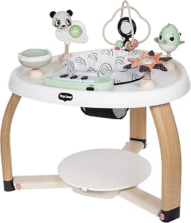 Tiny Love 5-in-1 Here I Grow Stationary Activity Center – Black &amp; White Décor Collection, Black &amp; White