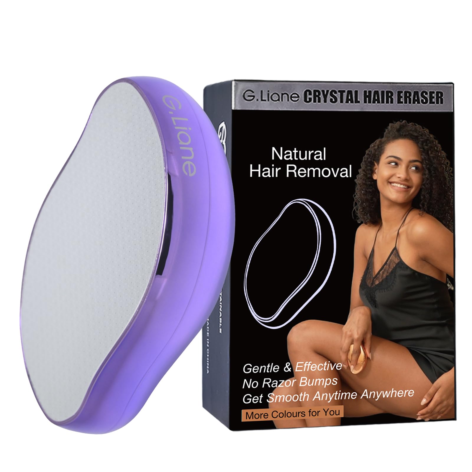 Crystal Hair Eraser,Upgraded Painless Crystal Hair Remover,Effective Nano Glass 