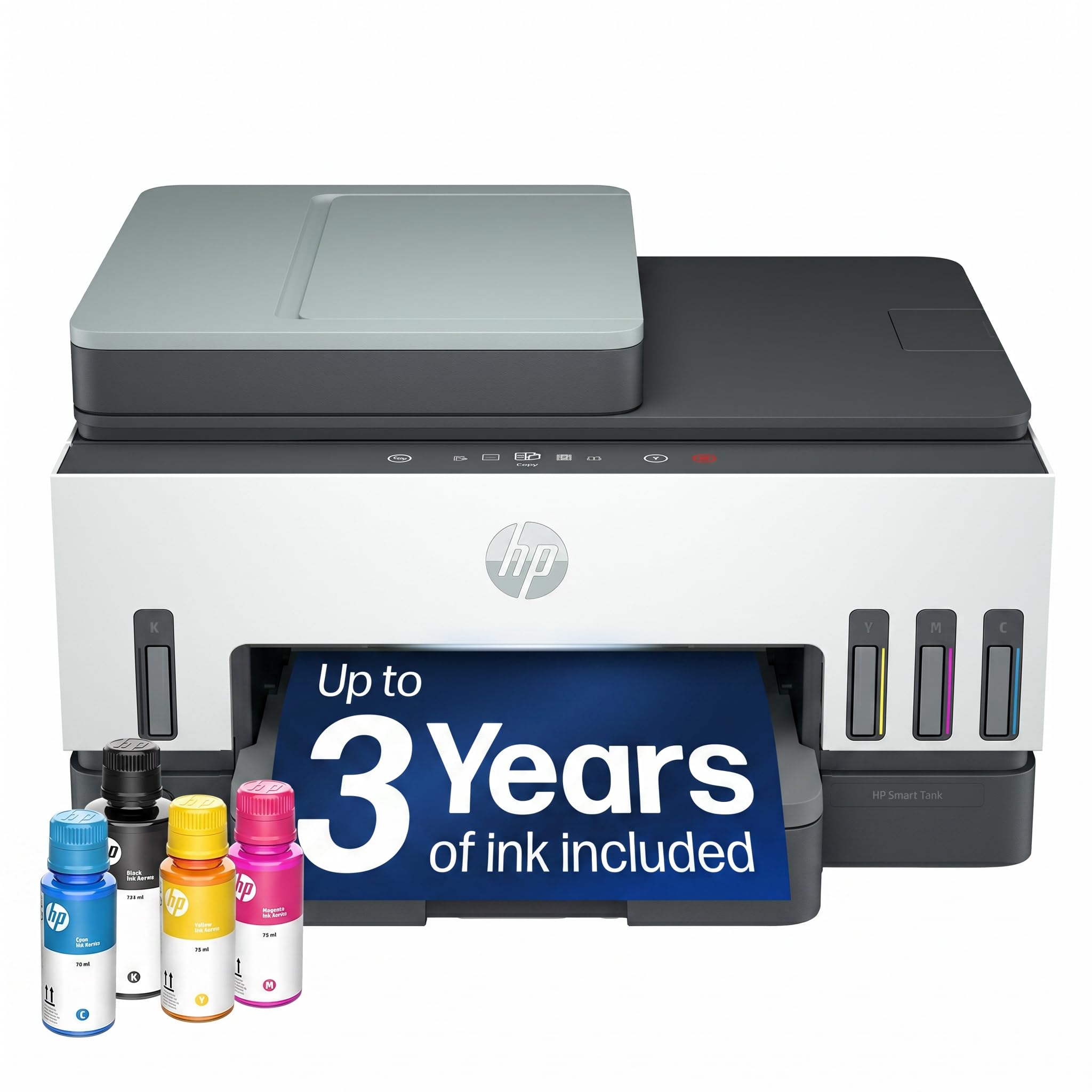 HP Smart Tank 7607 All-in-One Printer | Perfect for Home | Colour | Wireless, Et