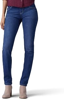 Lee Uniforms Sculpting Fit Slim Leg Pull On Jean Jeans for Women
