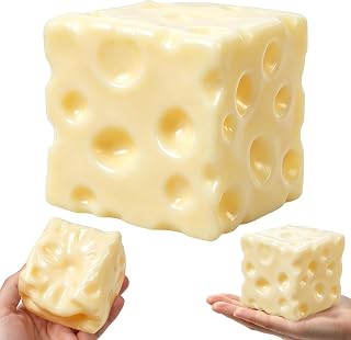 Coconut Oil Squishy, Cheese Squishy Non-Rebound | Squeeze Toys for Teens,Desk Decor Office Stress Relief Fidget Toys for Adults