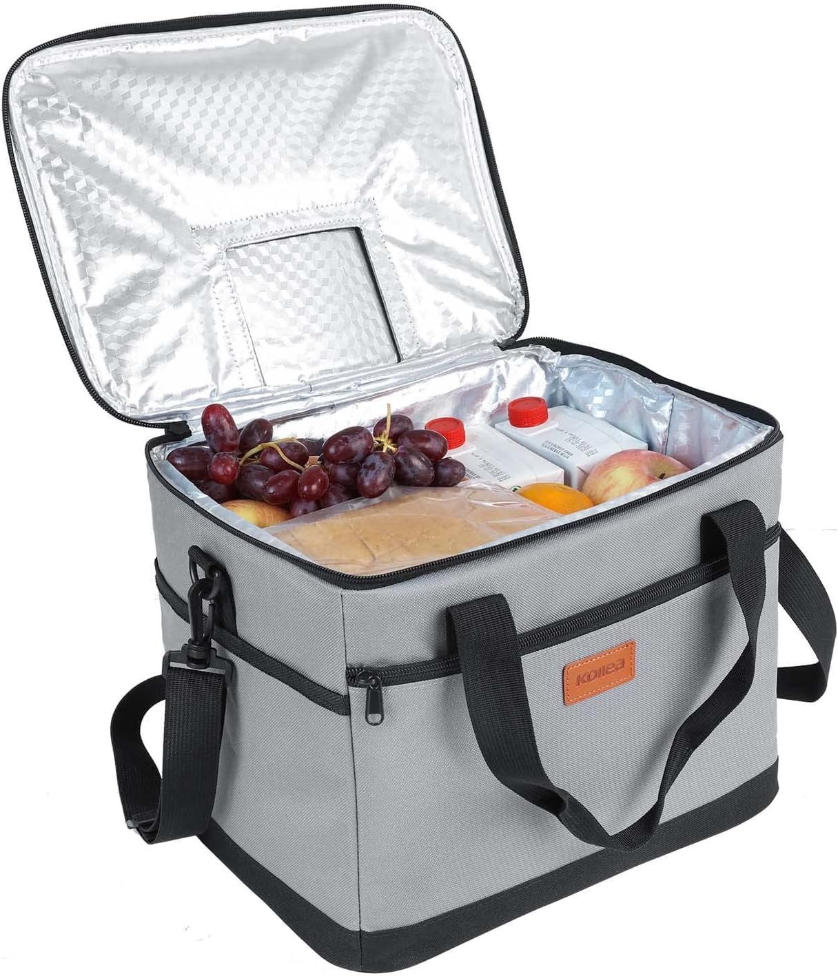 Kollea Large Insulated Cool Bag, Packed Lunch Cooler Box for Men, Camping | Keep