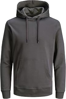 JACK & JONES Men's Jjebasic Noos Sweat Hood Sweatshirt