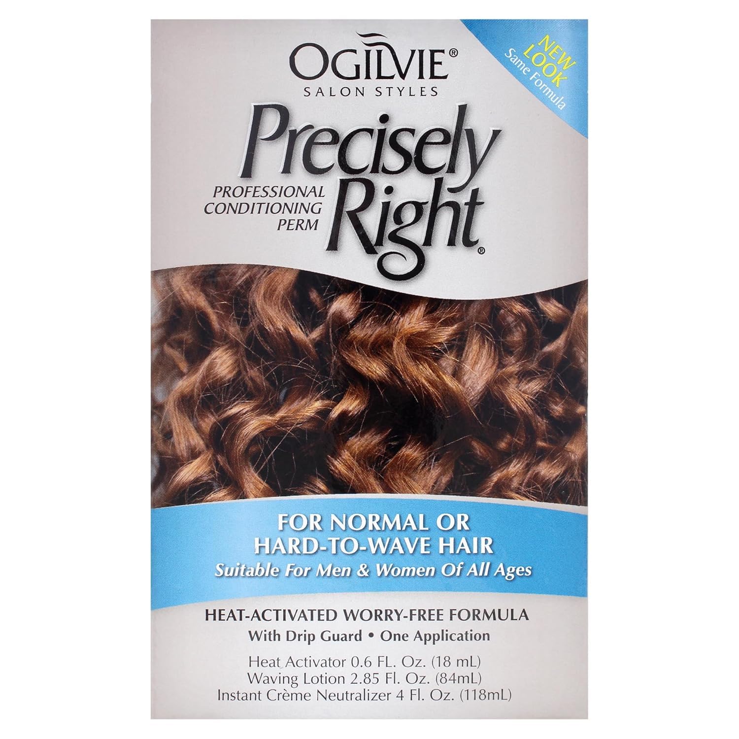 Ogilvie Salon Styles Precisely Right Professional Conditioning Home Perm Kit for