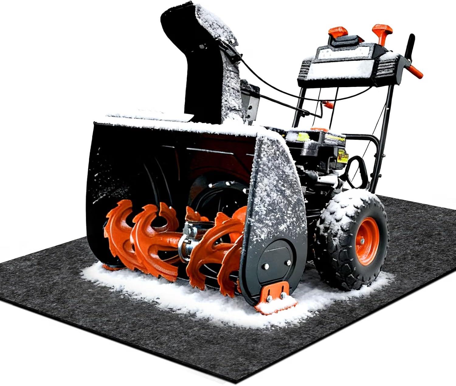 TIXANF 36x60in Snow Blower Mat, Absorbent Snow Blower Floor Mat | Ggarage Floor 