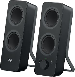Logitech Z207 2.0 Multi Device Stereo Speaker (Black) (Renewed)
