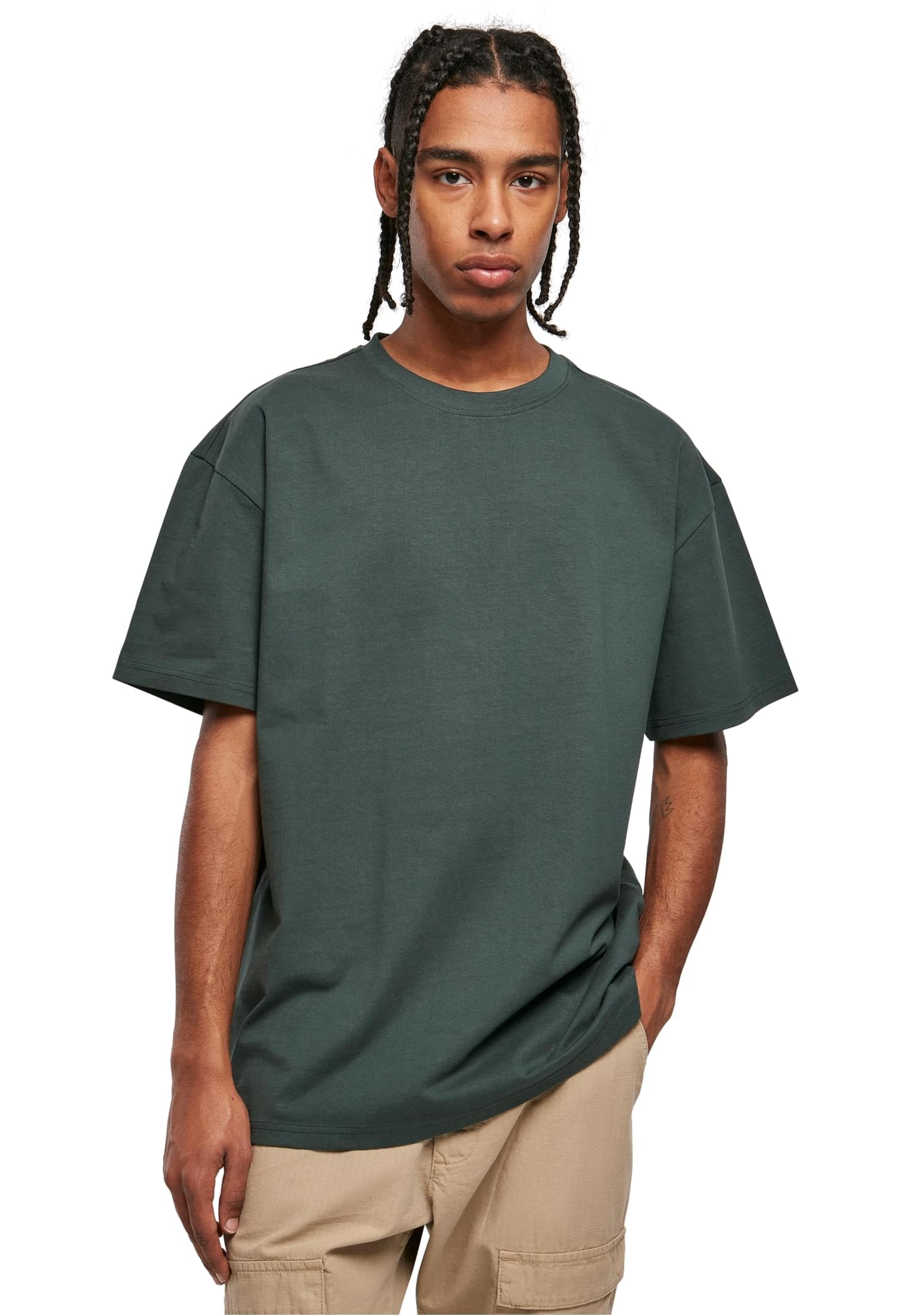 Urban Classics T-Shirt Oversize Heavy Homme T-Shirt Manches Courtes Blanc 100% C