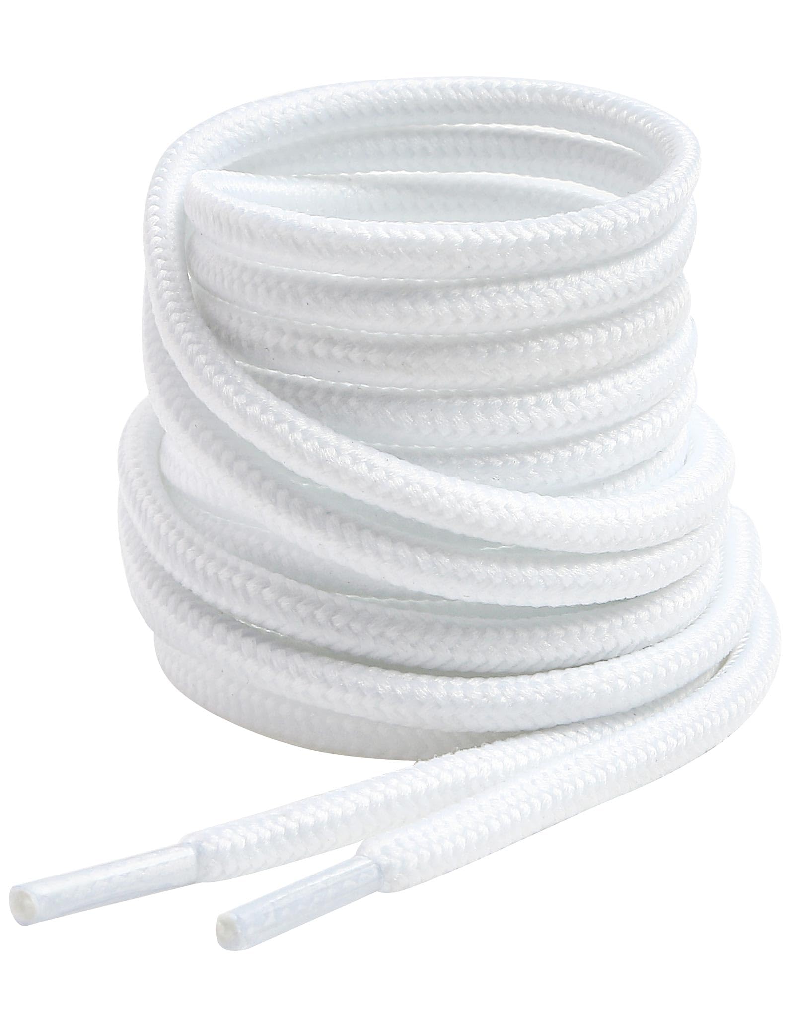VSUDO Round Shoe Laces, Diameter 4 mm for Work Shoes, Shoelaces for Hiking/Safet