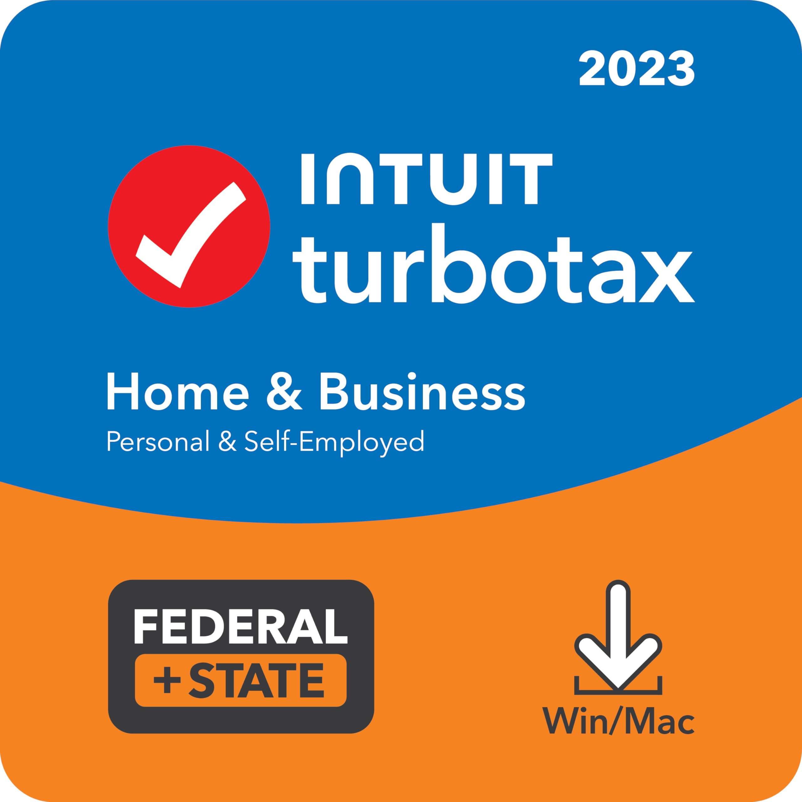 [Old Version] TurboTax Home & Business 2023, Federal & State Tax Return [PC/Mac 