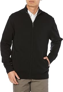 Amazon Essentials Men's Zip-Up Cotton Sweater