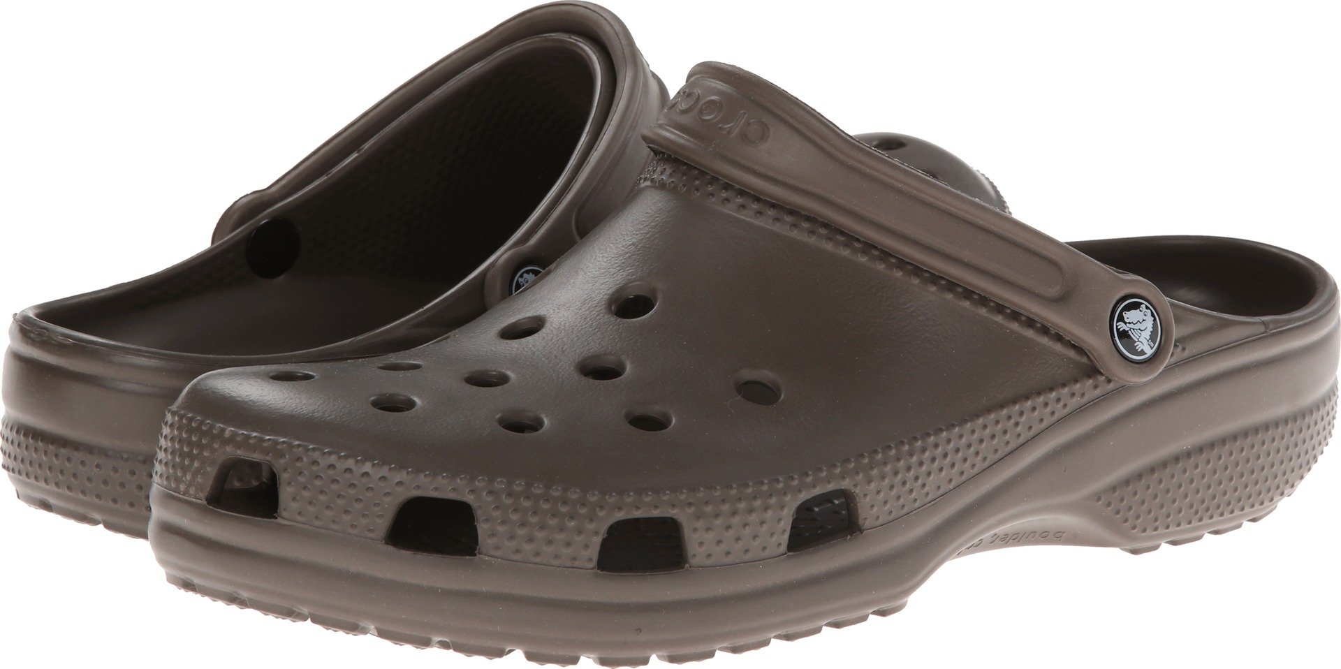 Crocs Unisex Classic Clogs Clogs, Chocolate,10 UK Men/ 11 UK Women