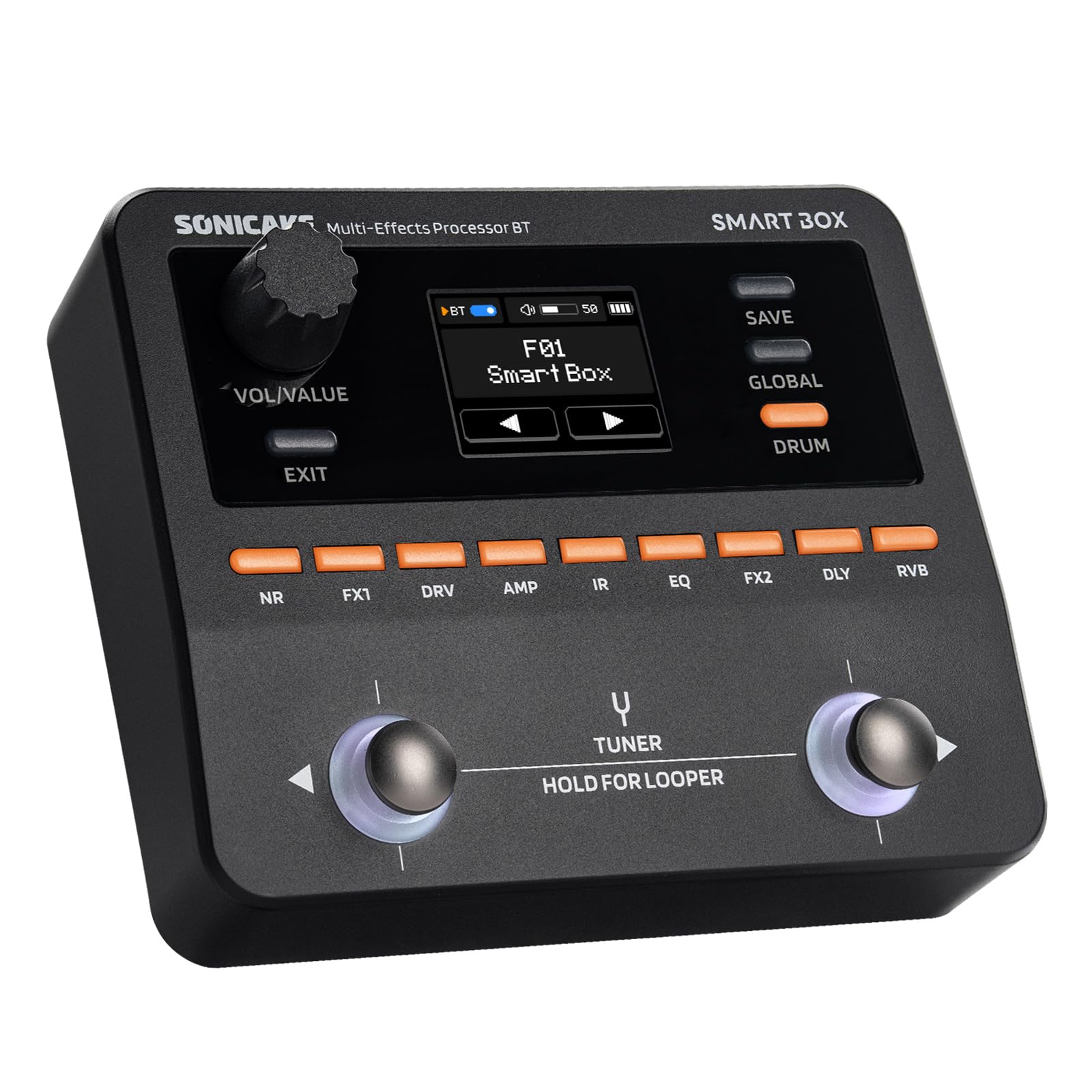 SONICAKE QME-20 Smart Box - Multi Effects Pedal for Guitar 130+ Effects | NAM A2