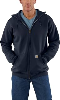 Carhartt Men's Loose Fit Midweight Full-Zip Sweatshirt, New Navy, XXL