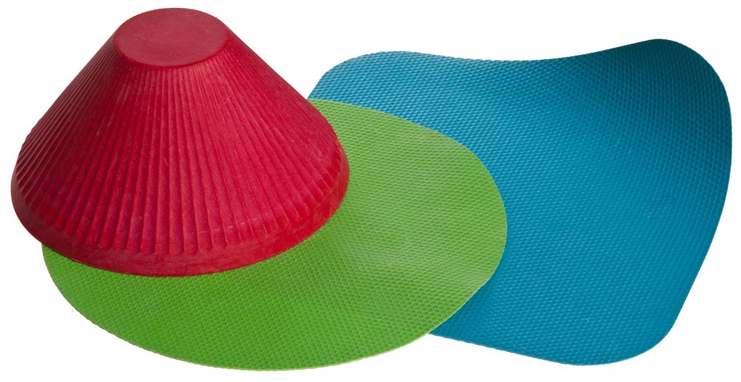 Prepworks from Progressive Jar Grips Multi-Purpose Lid Openers, Set of 3, Assort