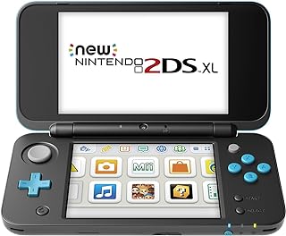 Nintendo New 2DS XL - Black + Turquoise (Renewed)