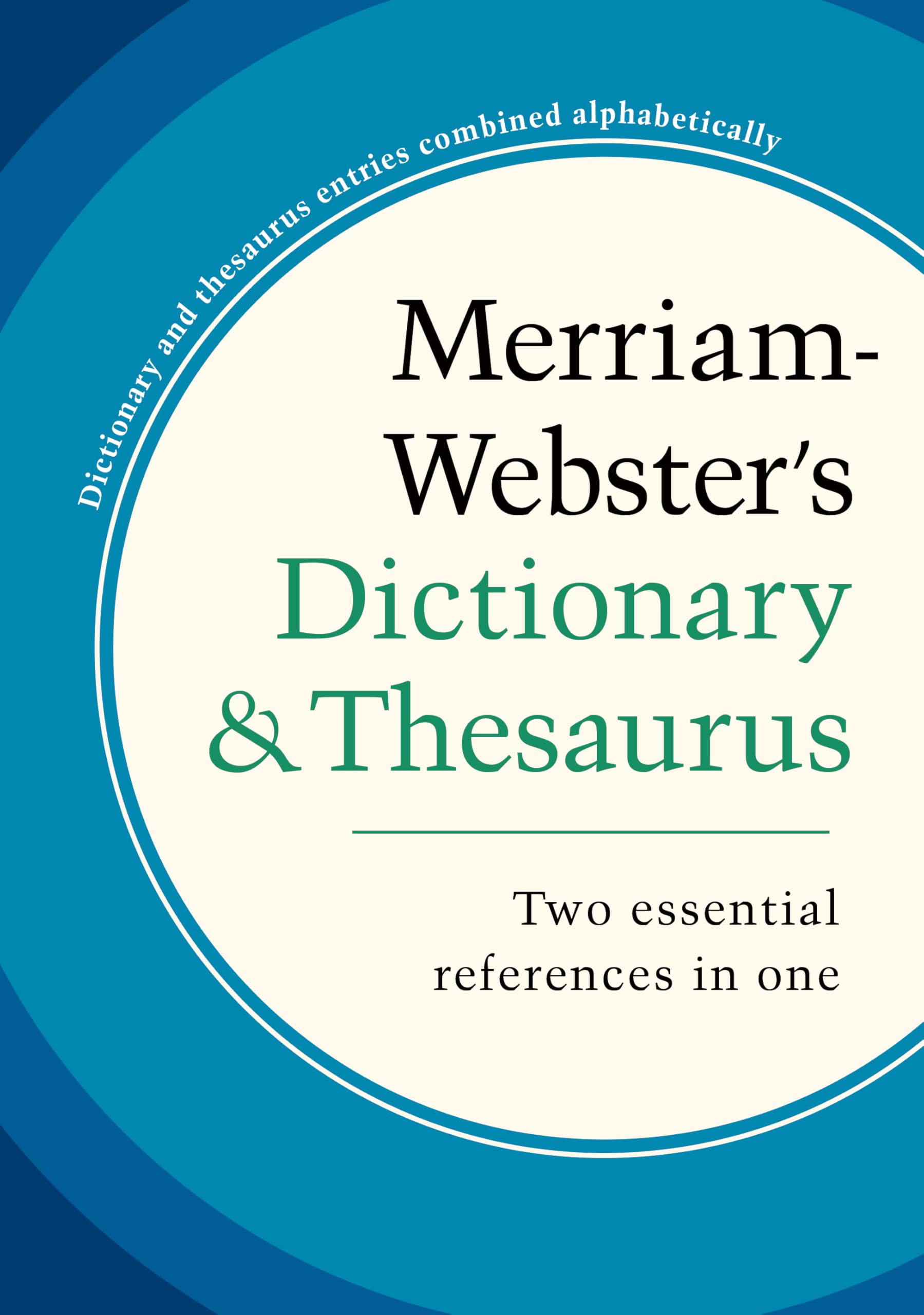 Merriam-Webster's Dictionary and Thesaurus, Newest Edition, Trade Paperback