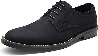 Jousen Men's Casual Dress Shoes Suede Formal Oxfords