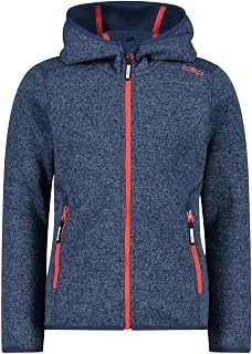 CMP Kids' Knit Tech Jacket with Fixed Hood Kid G Jacket Fix Hood