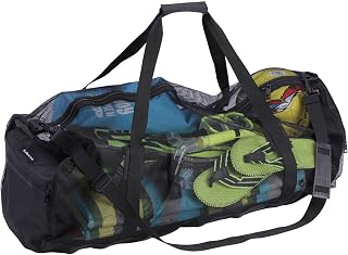 Leberna 37 Inch XXL Mesh Duffle Bag for Scuba Dive Gear