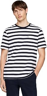 Tommy Hilfiger T-Shirt Manches Courtes Homme Essential avec Poche sur la Poitrine