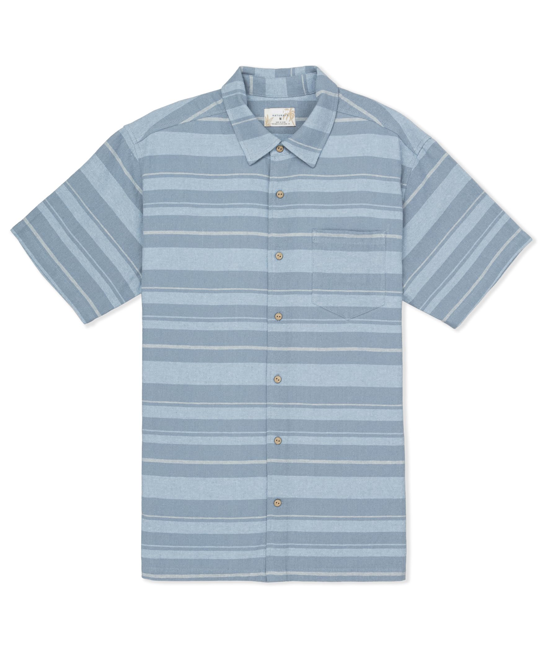 Hurley Men's Short Sleeve Casual Button Down Shirt, Regular Fit, Chest Pocket Sh