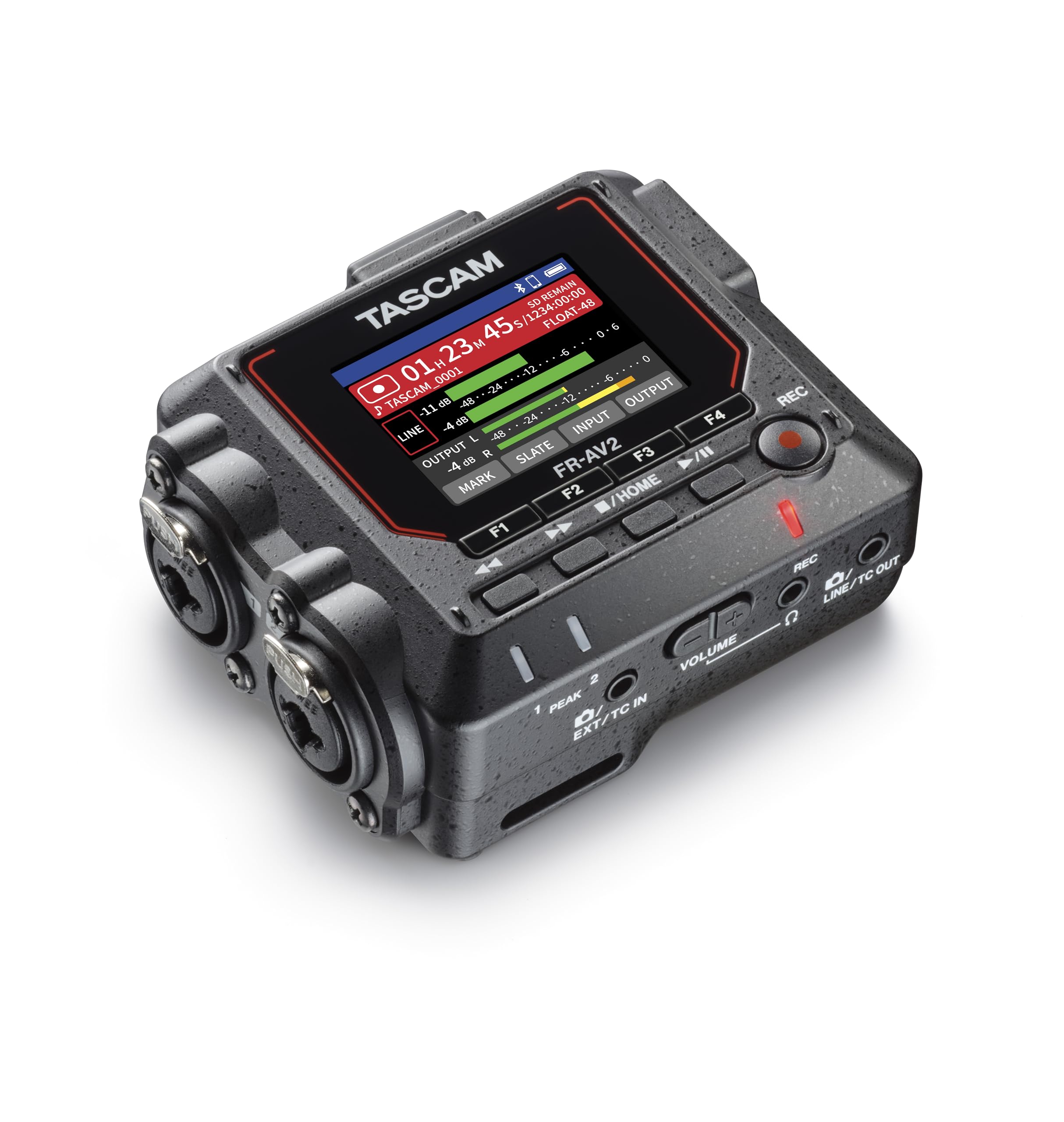 TASCAM FR-AV2 Compact 32-Bit Float Field Recorder and Timecode Generator with Du