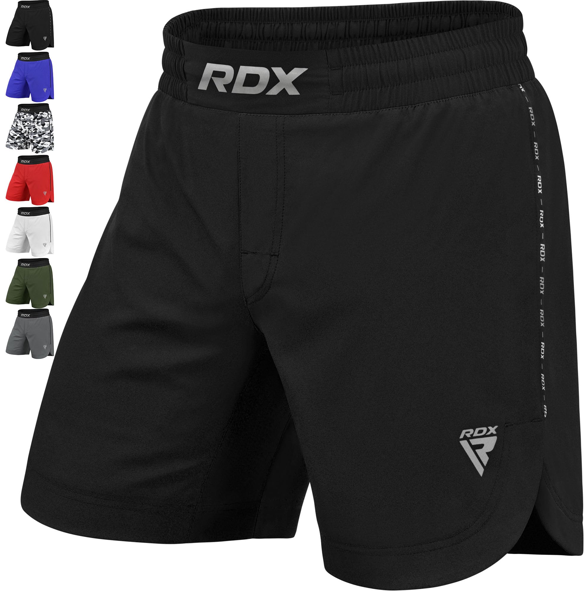 RDX MMA Shorts for Training and Kick Boxing, Trunks for Bodybuilding, Cage Fight