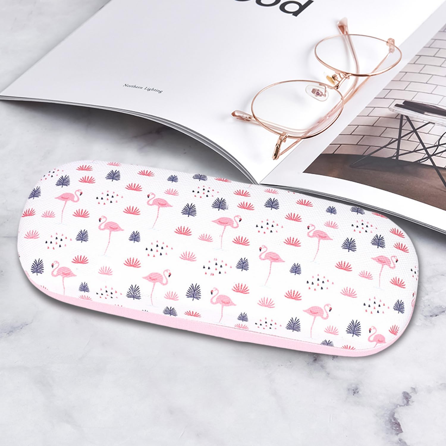 1 x Glasses Case - Portable Hard Protective Glasses Case