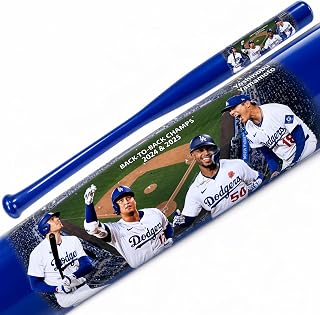 NIKCO SPORTS Dodgers Back-To-Back Champions Baseball Bat | Limited Edition of 2,025 | Ohtani, Freeman, Betts & Yamamoto | Exclusive Los Angeles Collectible Fan Gift Memorabilia with COA