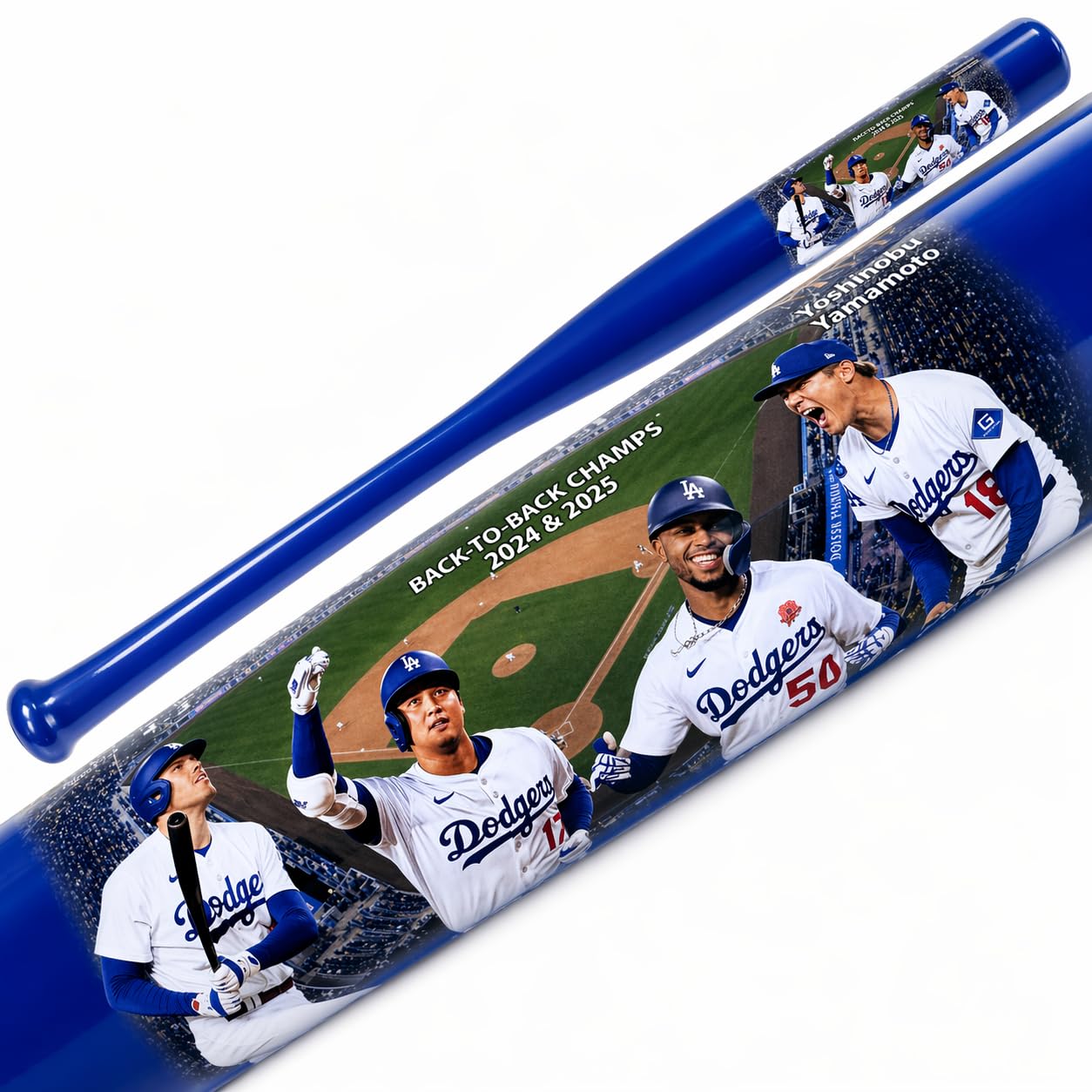 NIKCO SPORTS Dodgers Back-To-Back Champions Baseball Bat | Limited Edition of 2,