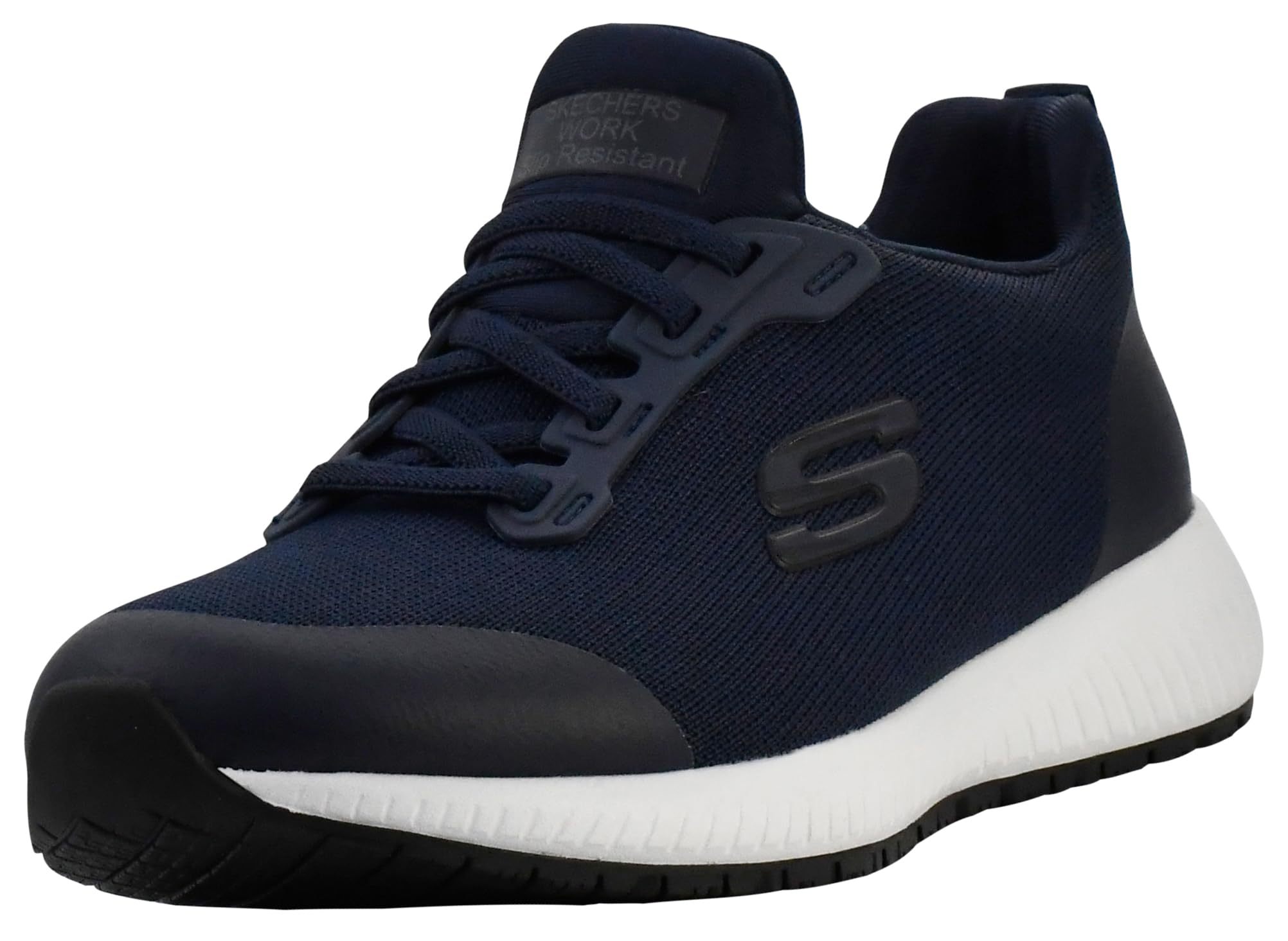 Skechers Women's Squad Slip On | Work, Electrical Hazard, Memory Foam, 3M Scotch
