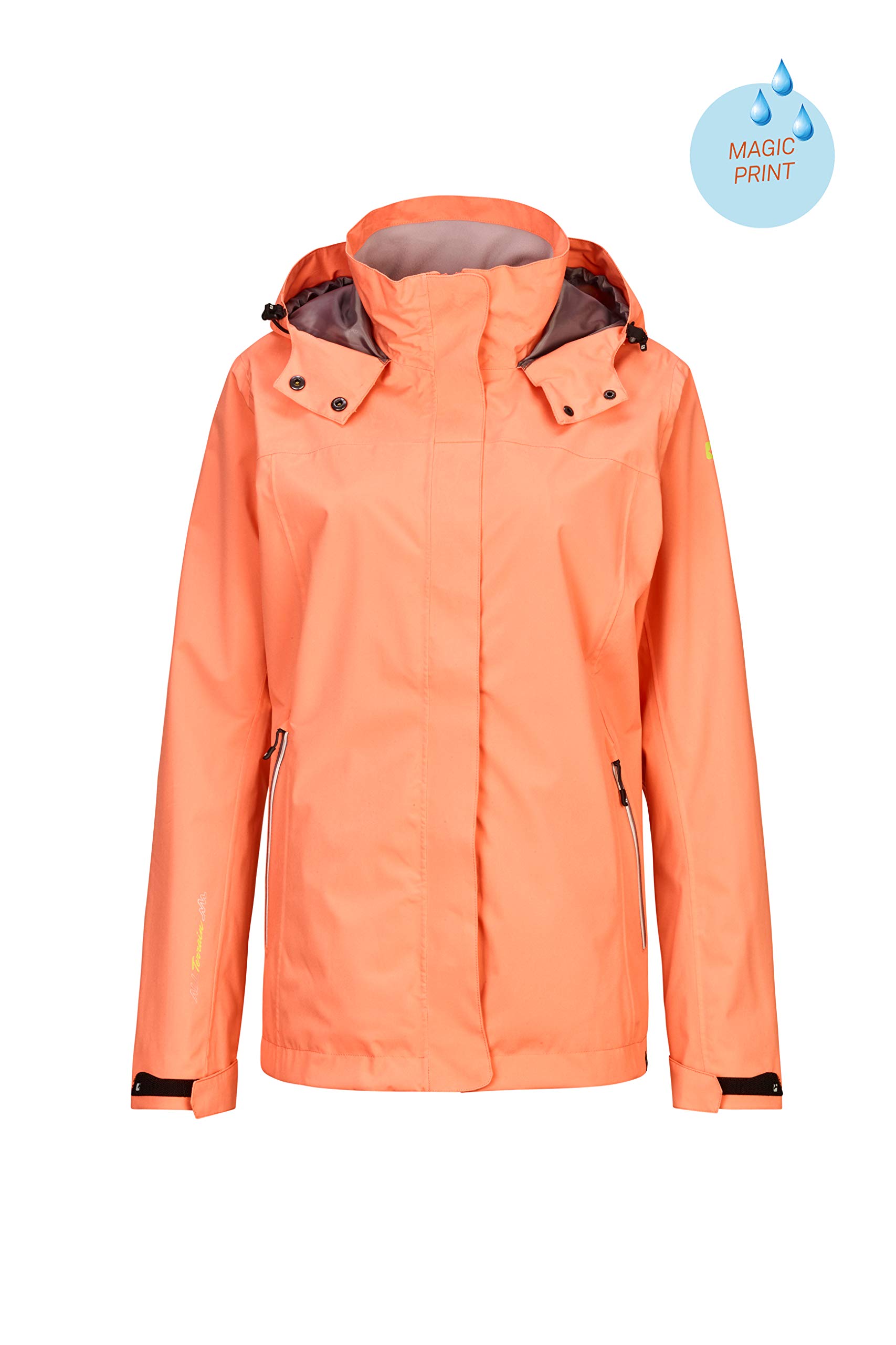 Killtec Virene Women's Functional Jacket with Detachable Hood and Magic Print
