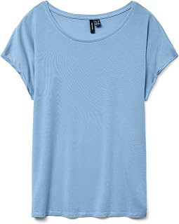 VERO MODA Vmava Plain Ss Top Gajrs Noos