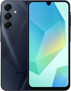 Samsung Galaxy A16 5G 128GB Cell Phone, Unlocked Android Smartphone, Large AMOLED Display, Durable Design, Super Fast Charging, Expandable Storage, US Version, 2025, Blue Black (Renewed)