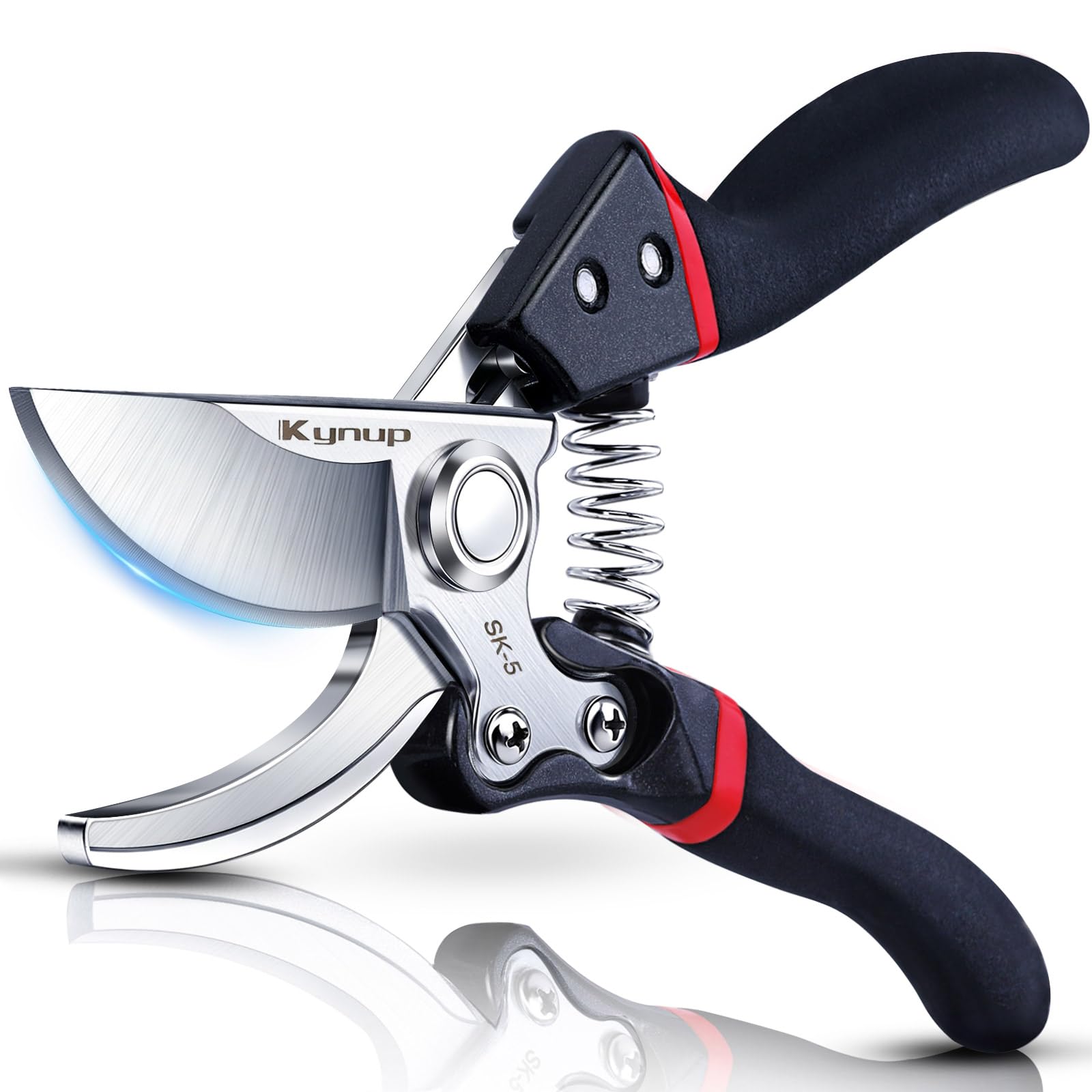 Kynup Garden Secateurs - SK-5 Steel Gardening Shears with Anti-Slip Handle | Pru