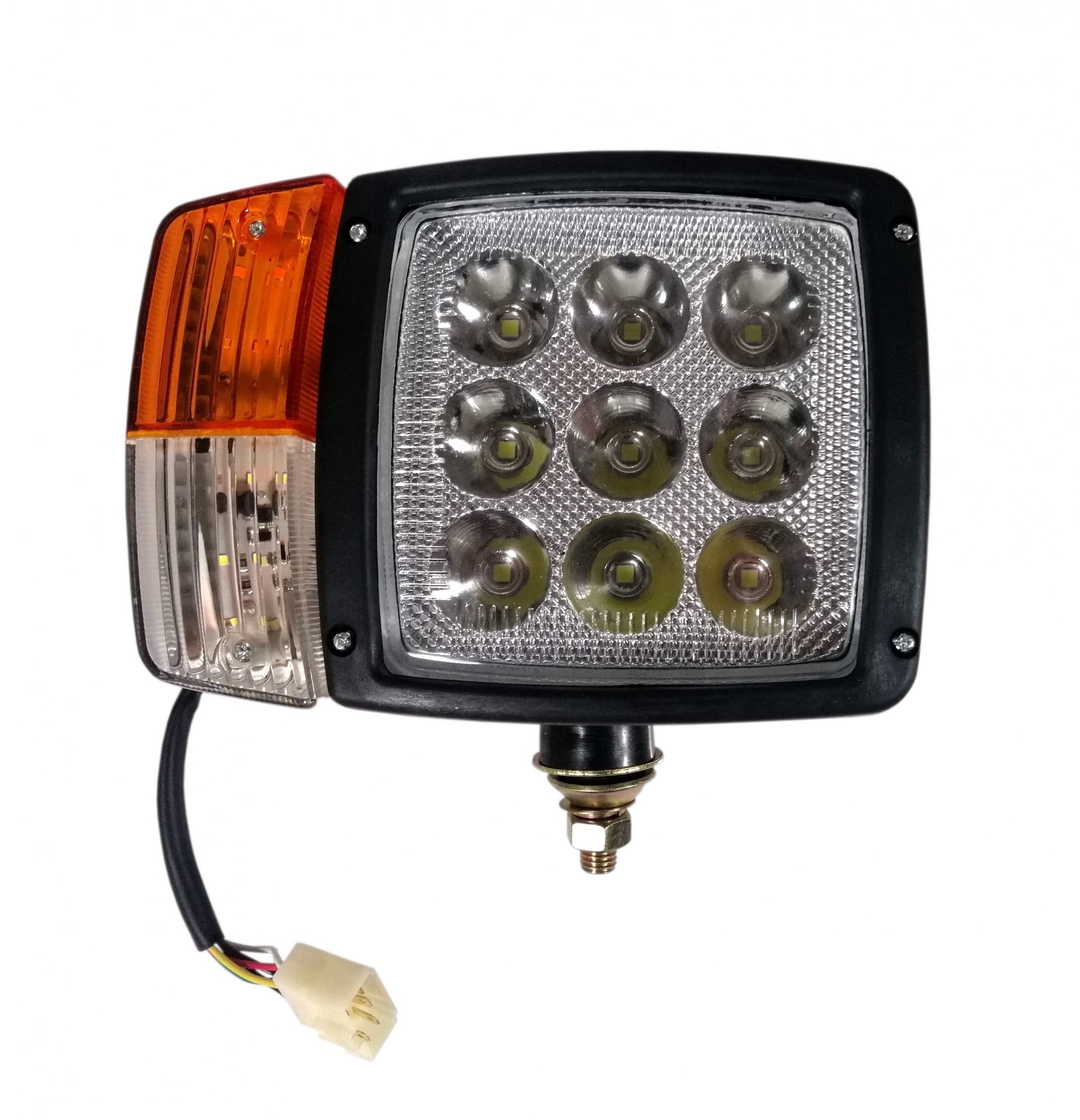 LED Headlight lamp Indicator Lamp Compatible with JCB Manitou Matbro 3 Functions