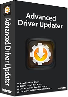 Advanced Driver Updater - Get the Latest Device Drivers for your PC | 100% Genuine Drivers | Get Improved System Performance | 1 PC 1 Year | Software Key Card-No CD