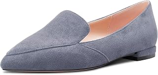 Castamere Women's Low Heel Heel Lace Toe Cap Slip-on Pumps Wedding Office Shoes Shoes