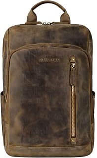 STILORD Johnson Men's Vintage Leather Business Backpack for MacBook 13.3 Inches Laptop Bag Genuine Leather
