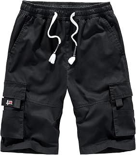 APTRO Men's Cargo Shorts Outdoor Summer Shorts Leisure Cotton Work Shorts