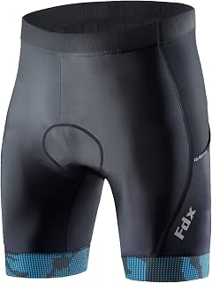 FDX Men's All Day Cycling Shorts 3D Anti-Bac Padded Bike Shorts