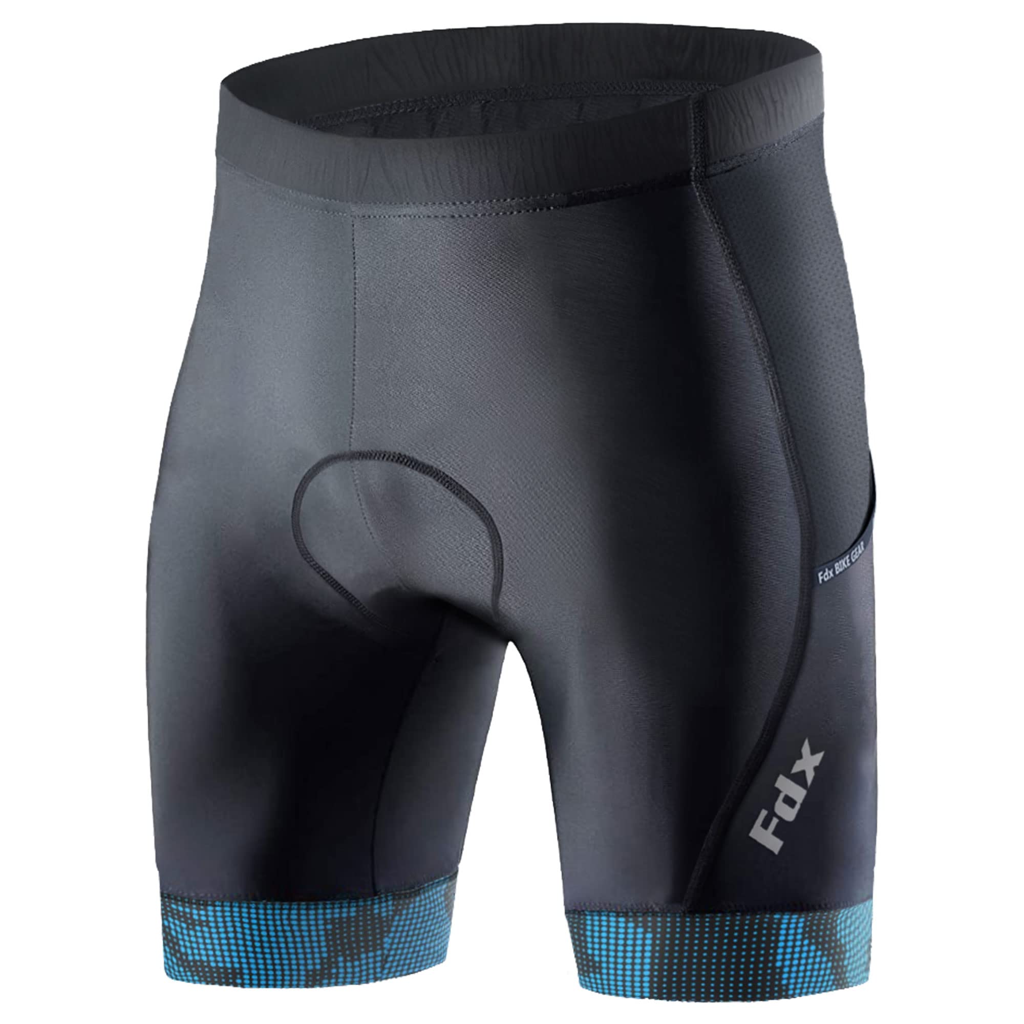 FDX Men's All Day Cycling Shorts 3D Anti-Bac Padded Bike Shorts