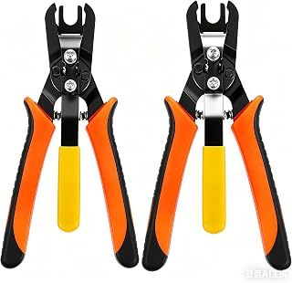 Air Line Removal Tool Pliers, Push to Connect Fittings Disconnect Tool for Air Hose, Quick Connect Pneumatic Fitting Release Plier for Automotive &amp; Industrial Use (1/4" 5/16" &amp; 3/8" 1/2")