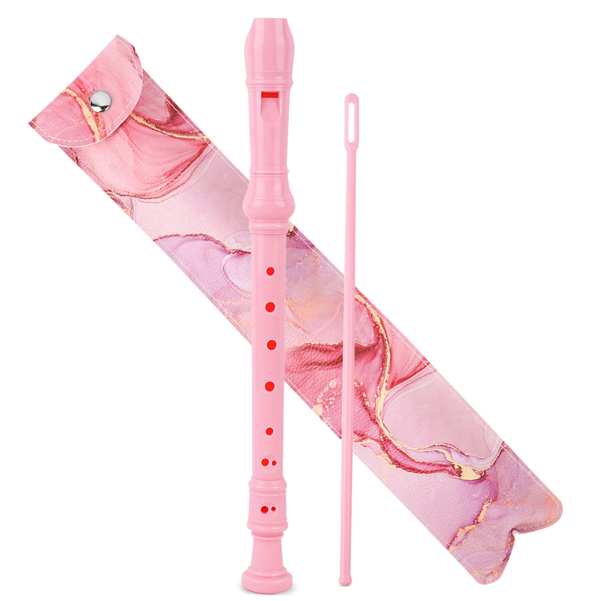 Jasenna Recorder Instrument for Beginner Adults,8-Hole Soprano Descant Recorder 
