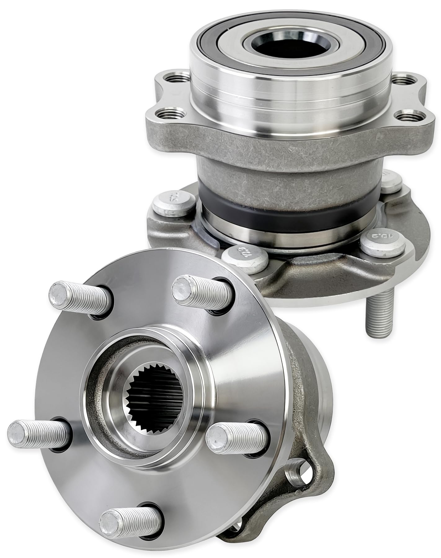 2 Pcs 512518 Rear Wheel Bearing Hub Assembly Compatible with Subaru Impreza 2.0L