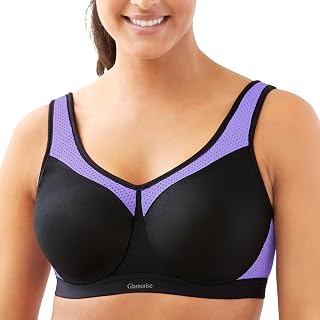 Glamorise Women's Full Figure High Impact Wonderwire Sports Bra #9066