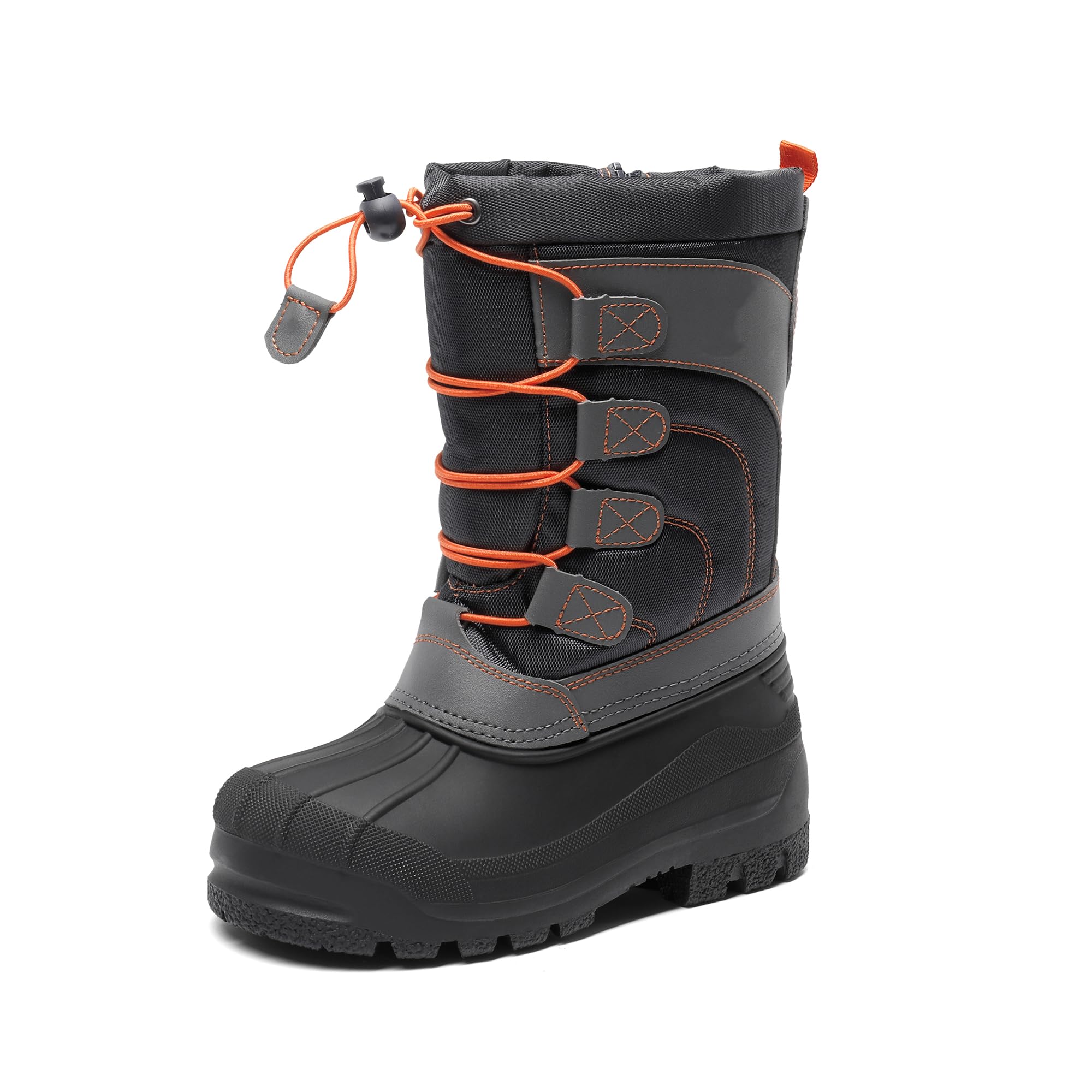 DREAM PAIRS Kids Waterproof Winter Snow Boots
