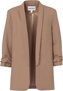 PIECES Womens Pcbosella 3/4 Blazer Noos Bc