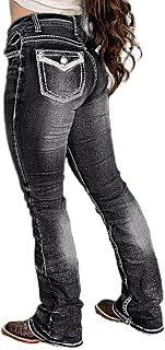 Flamingals Boot Cut Butt Lifting Stretch Jeans for Women