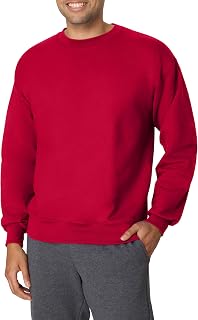 Hanes Men's Ultimate Sweatshirt, Heavyweight Fleece Sweatshirt, Crewneck Pullover for Men